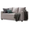 Vive Fabric 3 Seater sofa (Light Grey)
